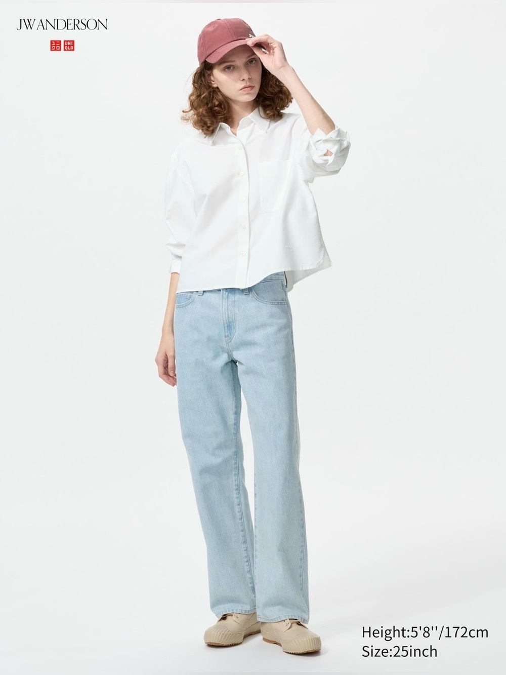 JW Anderson Uniqlo Light Blue Straight Jeans